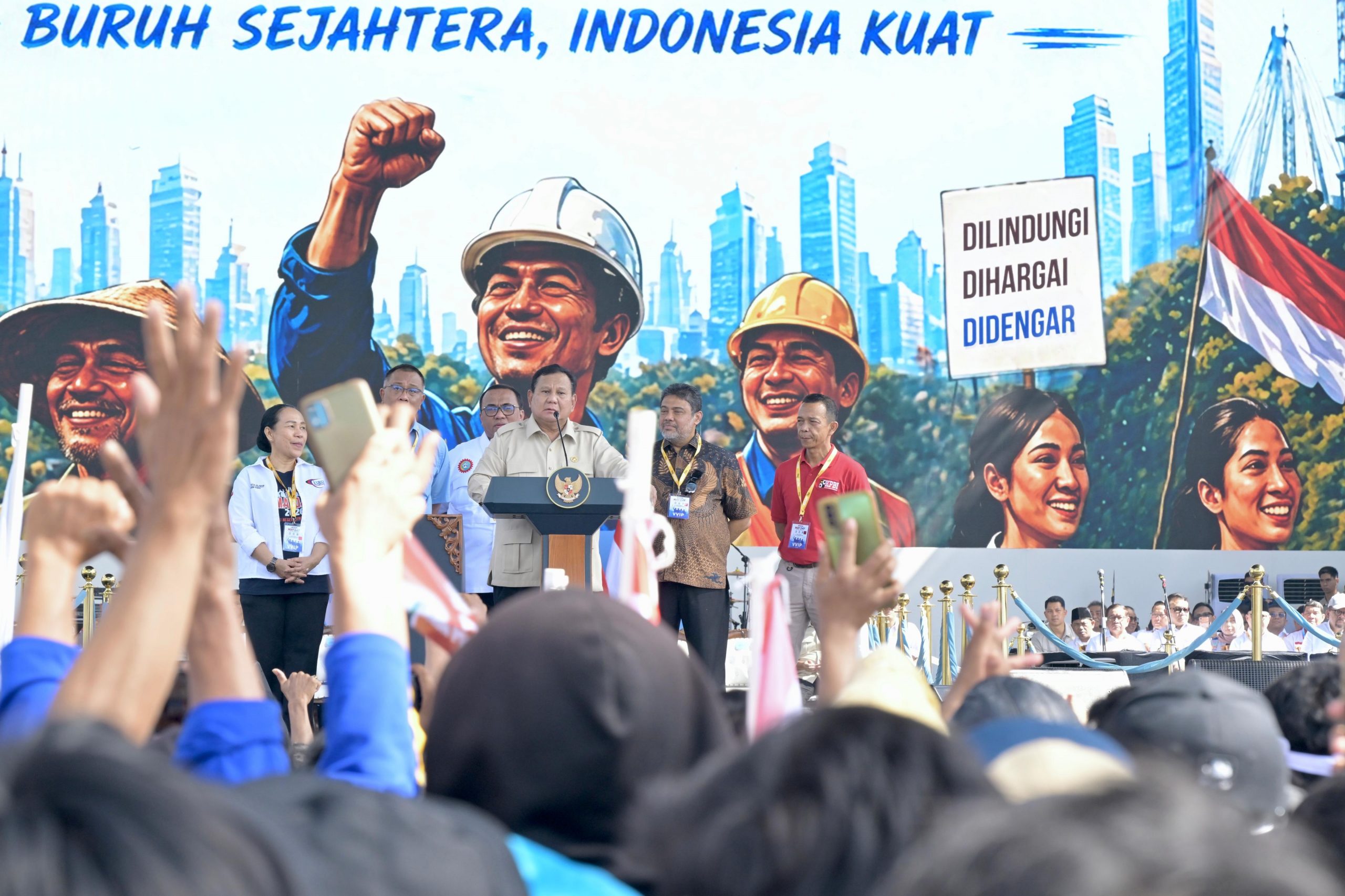 Prabowo Bentuk Satgas Mitigasi PHK di Hari Buruh Internasional 2026